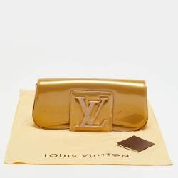 Pre Owned Louis Vuitton Sobe Vert Impression Vernis Clutch