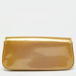 Pre Owned Louis Vuitton Sobe Vert Impression Vernis Clutch