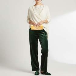 Pre Owned Louis Vuitton Sobe Vert Impression Vernis Clutch