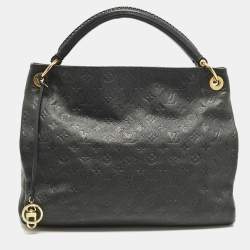 Pre Owned Louis Vuitton Artsy MM Bleu Infini Empreinte Leather Bag
