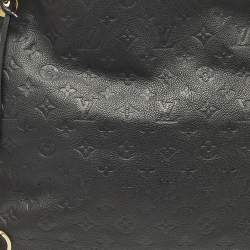 Pre Owned Louis Vuitton Artsy MM Bleu Infini Empreinte Leather Bag