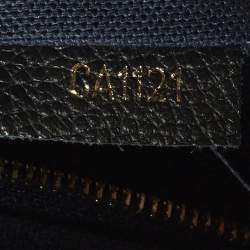 Pre Owned Louis Vuitton Artsy MM Bleu Infini Empreinte Leather Bag