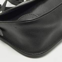 Pre Owned حقيبة لويس فيتون بوكي جلد إيبي سوداء حقيبة كتف