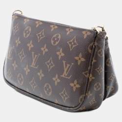 Pre Owned حقيبة لويس فيتون مونوجرامي بنيه متعددة بوشت اكسسوارات