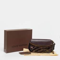 Pre Owned Louis Vuitton Savage Tiger Limited Edition Bordeaux Monogram Clutch Bag