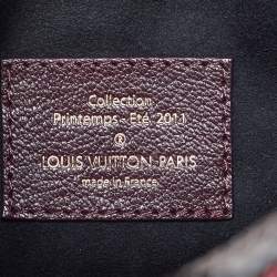 Pre Owned Louis Vuitton Savage Tiger Limited Edition Bordeaux Monogram Clutch Bag