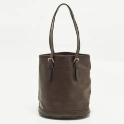 Pre Owned Louis Vuitton Limited Edition Petit Moka Epi Leather Bucket Bag