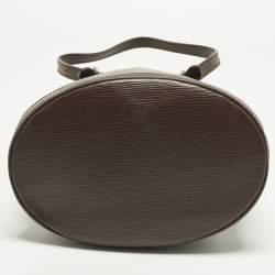 Pre Owned Louis Vuitton Limited Edition Petit Moka Epi Leather Bucket Bag