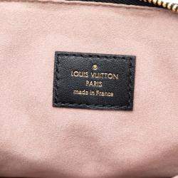 مملوكة مسبقًا Louis Vuitton Black Monogram Embossed Puffy Lambskin Coussin PM