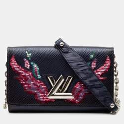 مملوكة مسبقًا محفظة سلاسل لوي فيتون بلو إبي سيكوين فليمز تويست