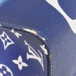 Pre Owned Louis Vuitton Escale Onthego GM Blue Coated Canvas Tote Bag