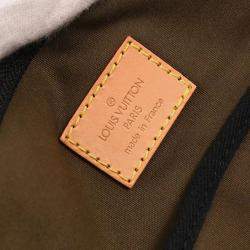 Pre Owned Louis Vuitton Monogramouflage Keepall Bandouliere 55