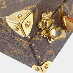 Pre Owned Louis Vuitton Flower Hat Man Takashi Murakami Monogram Multicolore Canvas Jewelry Box Bag