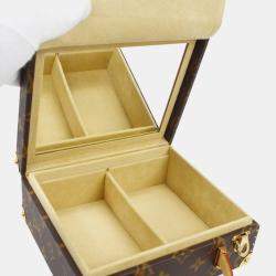 Pre Owned Louis Vuitton Flower Hat Man Takashi Murakami Monogram Multicolore Canvas Jewelry Box Bag