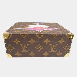 Pre Owned Louis Vuitton Onion Head Takashi Murakami Jewelry Box Handbag