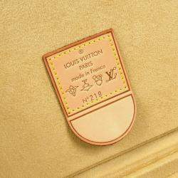 Pre Owned Louis Vuitton Takashi Murakami Jewelry Box Monogram Canvas Top Handle Bag