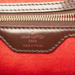 Pre Owned Louis Vuitton Bergamo MM Damier Ebene Canvas Bag