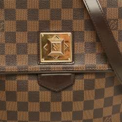 Pre Owned Louis Vuitton Bergamo MM Damier Ebene Canvas Bag