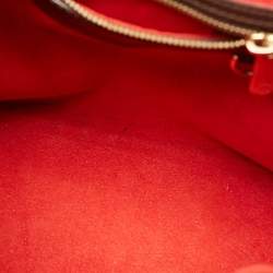 Pre Owned Louis Vuitton Bergamo MM Damier Ebene Canvas Bag