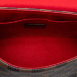 Pre Owned Louis Vuitton Brown Damier Ebene Croisette