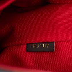 Pre Owned Louis Vuitton Brown Damier Ebene Croisette