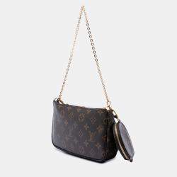 Pre Owned Louis Vuitton Brown Monogram Multi Pochette Accessoires