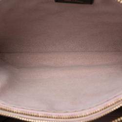 Pre Owned Louis Vuitton Black Monogram Embossed Puffy Lambskin Coussin PM