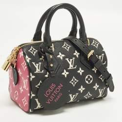 Pre Owned Louis Vuitton Speedy Bandouliere 20 Multicolor Monogram Empreinte Leather Satchel