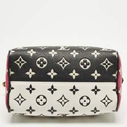 Pre Owned Louis Vuitton Speedy Bandouliere 20 Multicolor Monogram Empreinte Leather Satchel