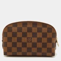 مملوكة مسبقًا Louis Vuitton Cosmetic Pouch PM Damier Ebene Canvas Clutch