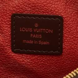 مملوكة مسبقًا Louis Vuitton Cosmetic Pouch PM Damier Ebene Canvas Clutch