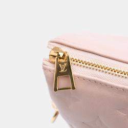 Pre Owned حقيبة لوي فيتون مونوجرام وردي منقوش جلد الخراف المبطن كوزين بي إم فال إن لوف