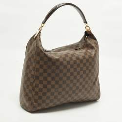 Pre Owned Louis Vuitton Portobello GM Damier Ebene Hobo