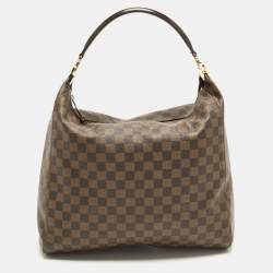 Pre Owned Louis Vuitton Portobello GM Damier Ebene Hobo