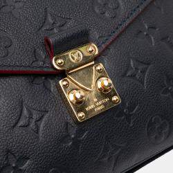 Pre Owned حقيبة لوي فيتون بوشت ميتيس قماش أزرق مونوغرامي 