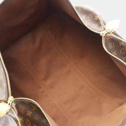 Pre Owned Louis Vuitton Brown Monogram Keepall 60