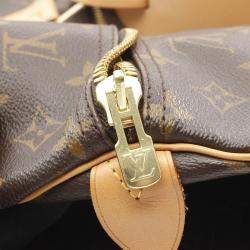 Pre Owned Louis Vuitton Brown Monogram Keepall 60