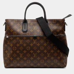 Pre Owned Louis Vuitton Brown Monogram Macassar 7 Days A Week