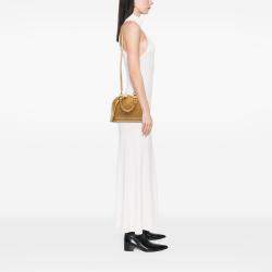 Pre Owned Louis Vuitton Gold Monogram Vernis Alma BB