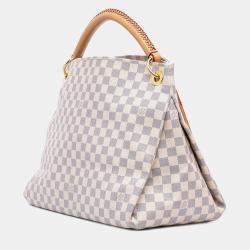 Pre Owned Louis Vuitton White Damier Azur Artsy MM