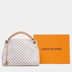 Pre Owned Louis Vuitton White Damier Azur Artsy MM