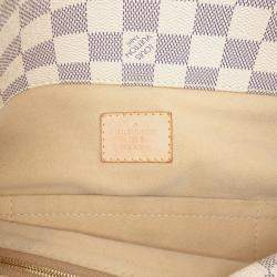 Pre Owned Louis Vuitton White Damier Azur Artsy MM