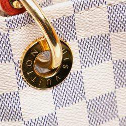 Pre Owned Louis Vuitton White Damier Azur Artsy MM