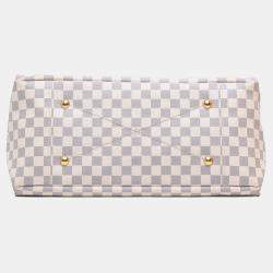 Pre Owned Louis Vuitton White Damier Azur Artsy MM