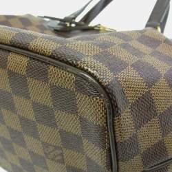 Pre Owned Louis Vuitton Damier Westminster PM Shoulder Bag Brown,Ebene