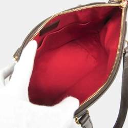 Pre Owned Louis Vuitton Damier Westminster PM Shoulder Bag Brown,Ebene