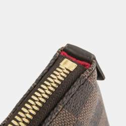 Pre Owned Louis Vuitton Damier Westminster PM Shoulder Bag Brown,Ebene