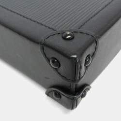 Pre Owned حقيبة لويس فويتون إبي ترانك عمودية كتف سوداء