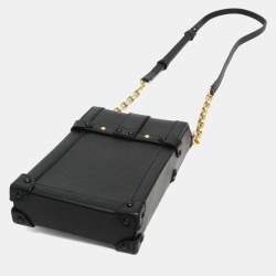 Pre Owned حقيبة لويس فويتون إبي ترانك عمودية كتف سوداء