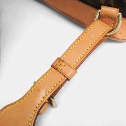 Pre Owned Louis Vuitton Monogram Montsouris GM Backpack Brown